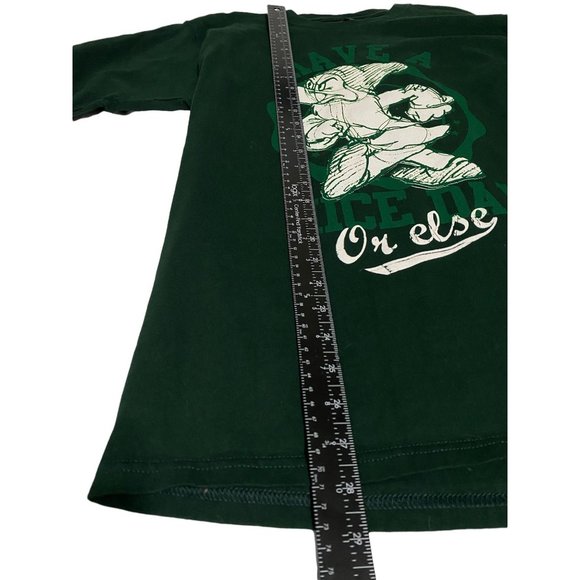 Volcom Stone Green Grumpy " Have a great day or else" T-Shirt Men's Size L - Picture 6 of 7